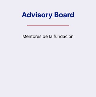 Advisory board